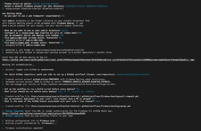 firebase options